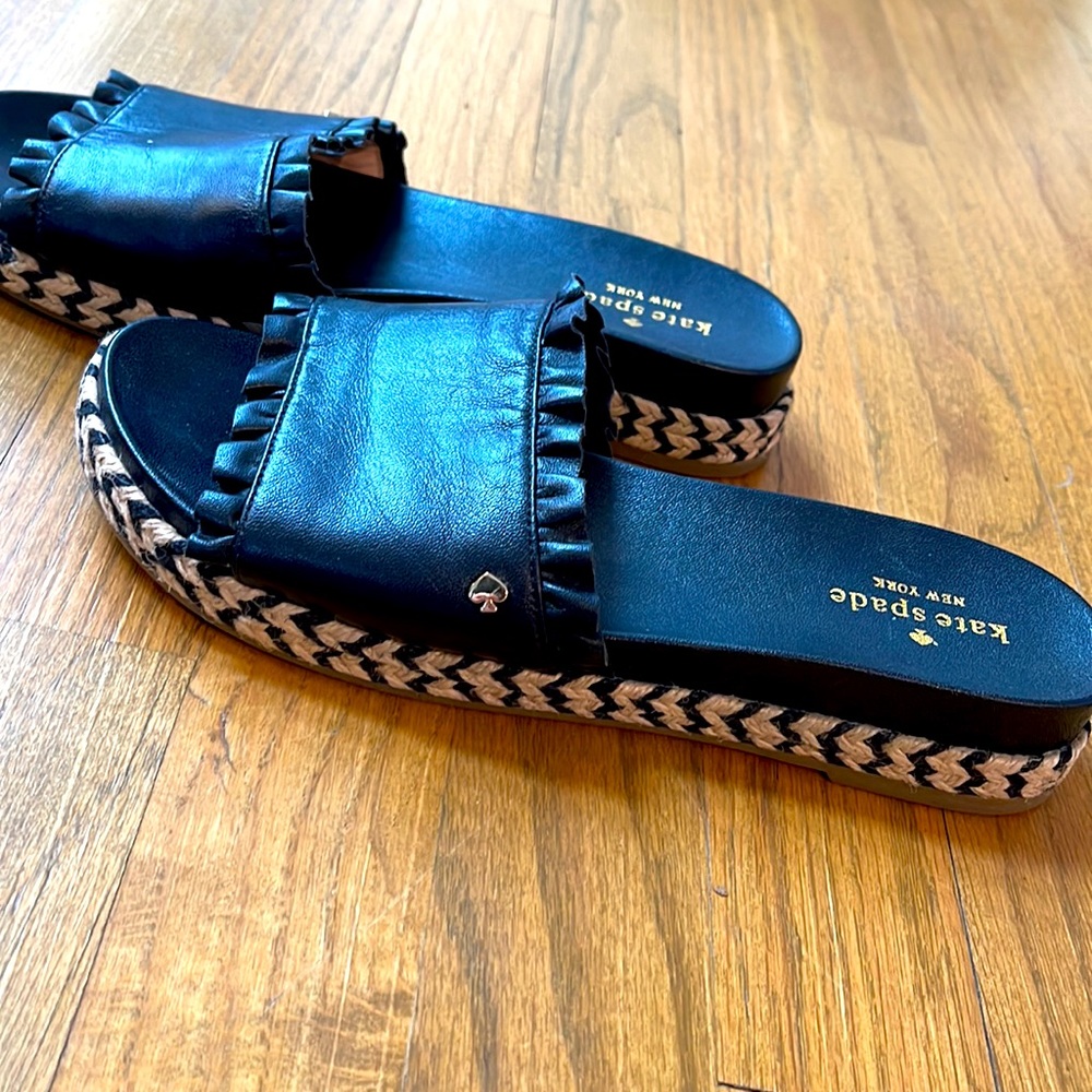 KATE SPADE Slip On Slides 7 1/2 | Designer sandals 7 1/2 - Picture 5 of 10